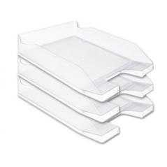 Bandeja sobremesa plastico q-connect transparente 240x70x340 mm