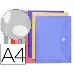 Carpeta liderpapel dossier a4 cierre de velcro colores surtidos pack 10+2 gratis