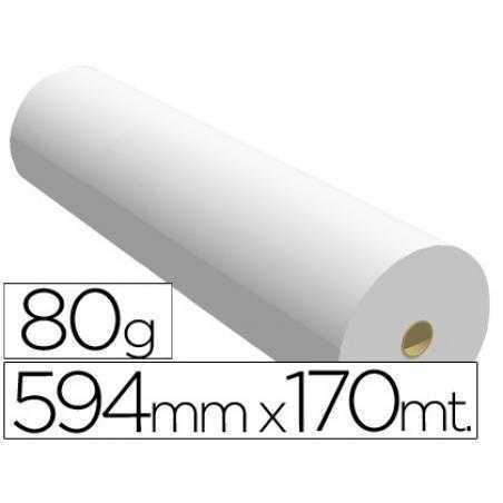 Papel reprografía ppc para planos 594x170mt 80gr