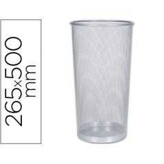 Paraguero metalico q-connect kf00828 rejilla plata 26,5 diametro x 50 cm