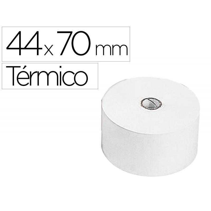 Rollo sumadora termico q-connect 44 mm ancho x 70 mm diametro sin bisfenol a