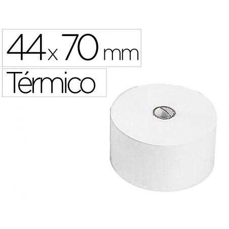 Rollo sumadora termico q-connect 44 mm ancho x 70 mm diametro sin bisfenol a