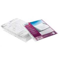 Funda multitaladro oxford con fuelle din a4 200 mc cristal