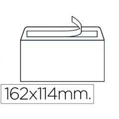 Sobre liderpapel n.19 blanco c6 114x162 mm tira de siliconacaja de 500 unidades