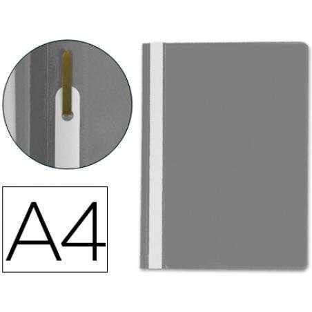 Carpeta dossier fastener plastico q-connect din a4 gris