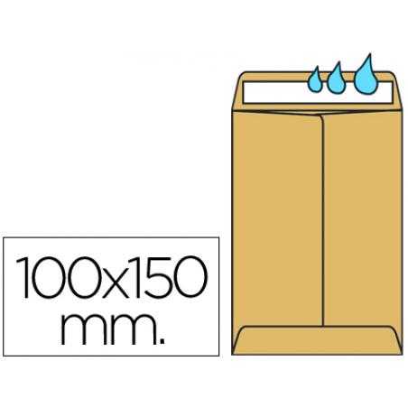 Sobre liderpapel bolsa n.0 cel caña salarios 100x145mm tira silicona caja de 1000 unidades