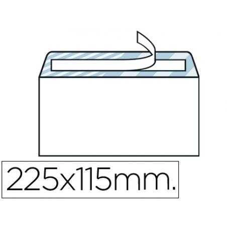 Sobre liderpapel n.5 blanco americano 115x225mm tira de silicona open system caja de 500 unidades