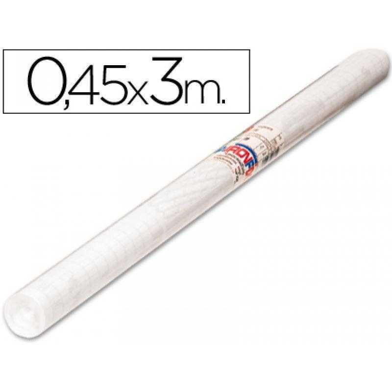 Rollo adhesivo aironfix transparente removible 69614 rollo 0,45 x 3mt