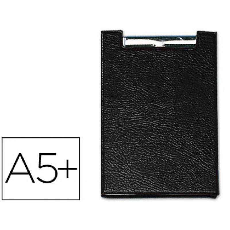 Carpeta saro plastico con pinza cuarto color negro