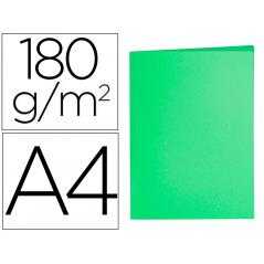 Subcarpeta liderpapel din a4 verde intenso 180g/m2