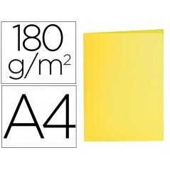 Subcarpeta liderpapel din a4 amarillo intenso 180g/m2