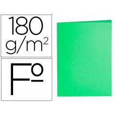 Subcarpeta liderpapel folio verde intenso 180g/m2