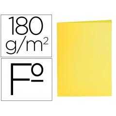 Subcarpeta liderpapel folio amarillo intenso 180g/m2