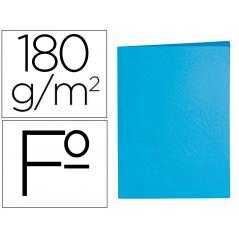 Subcarpeta liderpapel folio celeste intenso 180g/m2