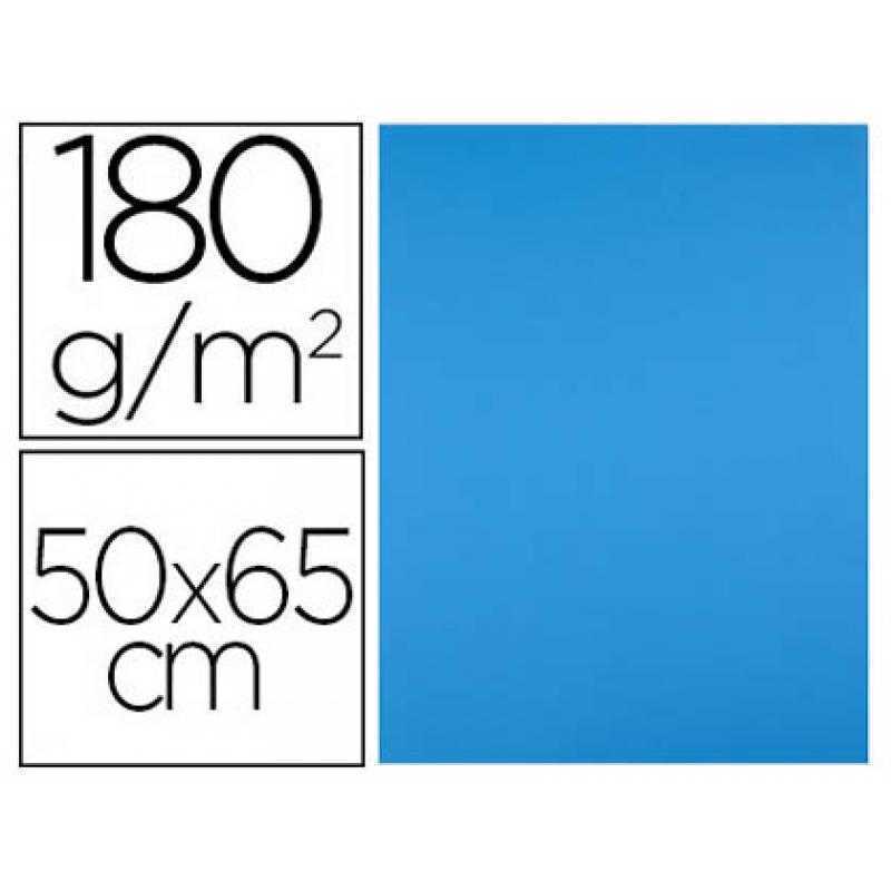 Cartulina liderpapel 50x65 cm 180g/m2 azul