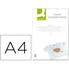 Papel q-connect transferencia para tela kf01430 din a4 -bolsa de 10 hojas