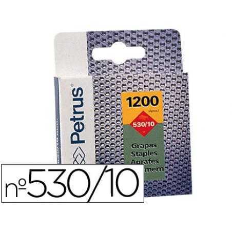 Grapas petrus nº 530/10 caja de 1200 unidades