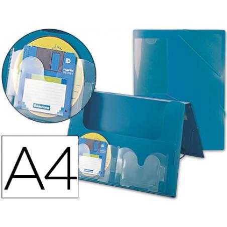 Carpeta liderpapel portadocumentos 36903 polipropileno dina4 verde lomo 50 mm