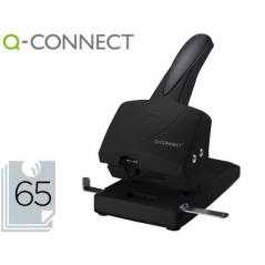 Taladrador q-connect kf01237 negro -abertura 6,5 mm -capacidad 65 hojas