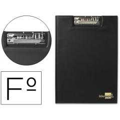 Carpeta liderpapel miniclip superior folio plastico negro