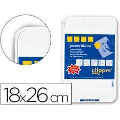 Pizarra blanca clipper pequeña 18x26 cm -con rotulador