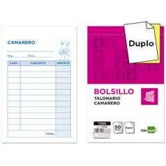 Talonario liderpapel camarero bolsillo original y copia t250