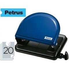 Taladrador petrus 52 azul -capacidad 20 hojas