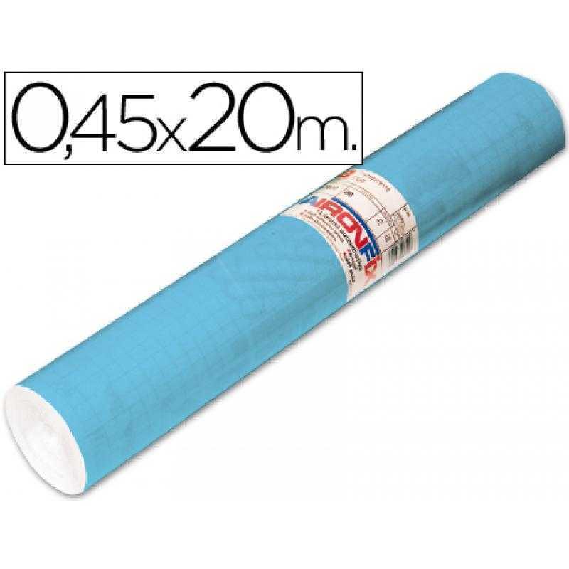 Rollo adhesivo aironfix unicolor azul mate claro 67013rollo de 20 mt