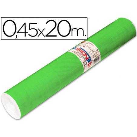 Rollo adhesivo aironfix unicolor verde medio 67005 rollo de 20 mt
