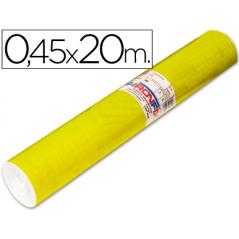 Rollo adhesivo aironfix unicolor amarillo brillo 67007rollo de 20 mt