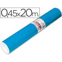 Rollo adhesivo aironfix unicolor azul mate medio 67014rollo de 20 mt