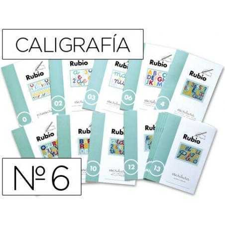 Cuaderno rubio caligrafia nº 6