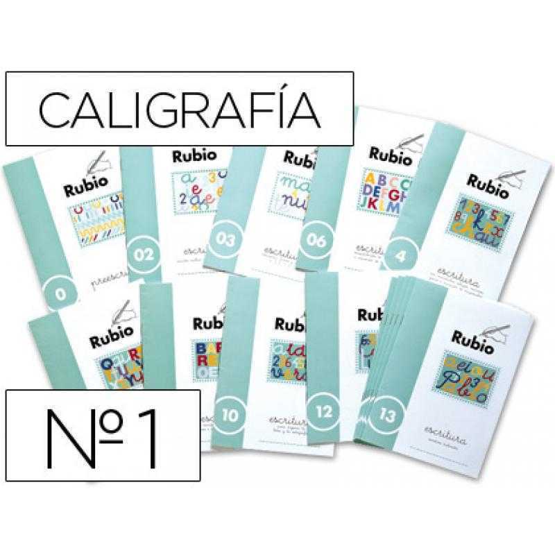 Cuaderno rubio caligrafia nº 1