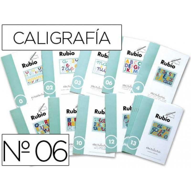 Cuaderno rubio caligrafia nº 06
