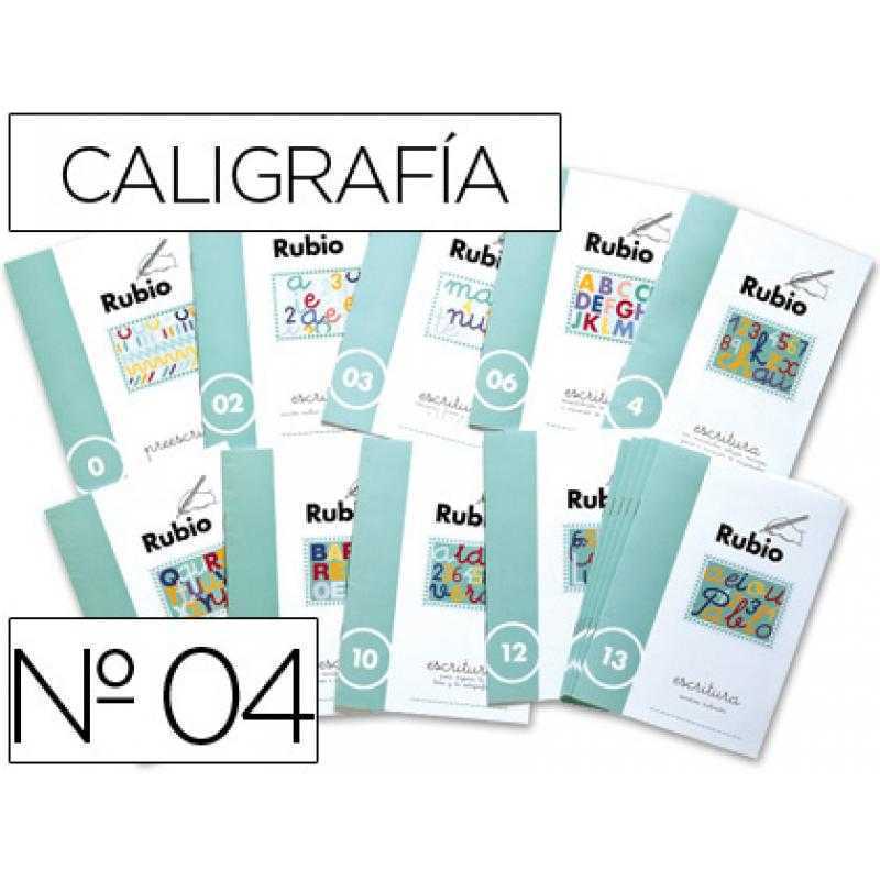Cuaderno rubio caligrafia nº 04