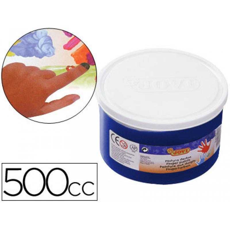 Pintura a dedos jovi 500 cc azul