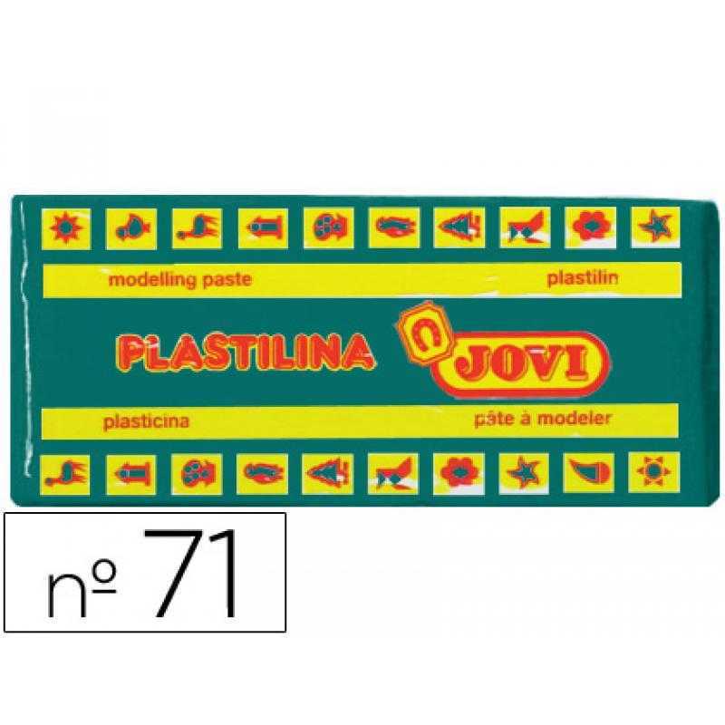 Plastilina jovi 71 verde oscuro -unidad -tamaño mediano