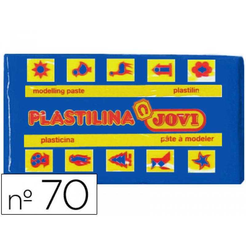 Plastilina jovi 70 azul oscuro -unidad tamaño pequeño