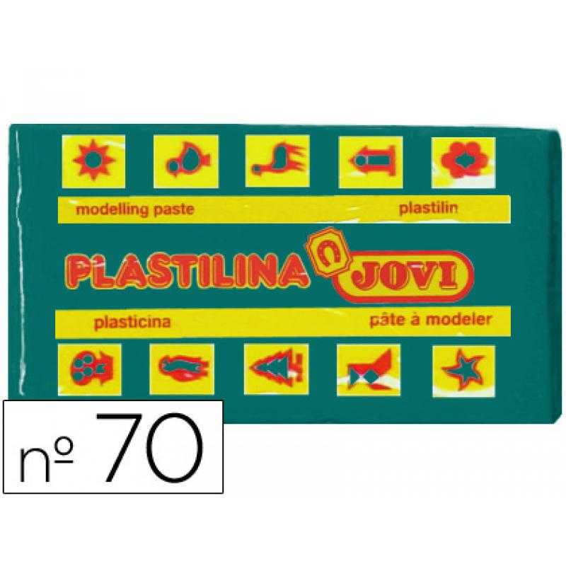 Plastilina jovi 70 verde oscuro -unidad -tamaño pequeño