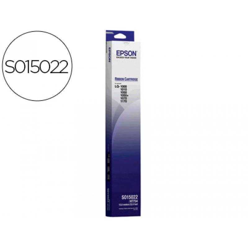 Cinta maquina epson original lq-1000/1010/1050/1070/1070+ 1170 negra (7754)