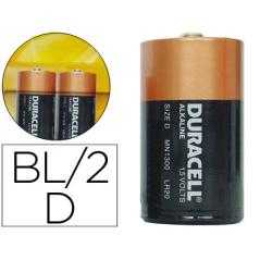 Pila duracell alcalina plus d blister con 2 pilas