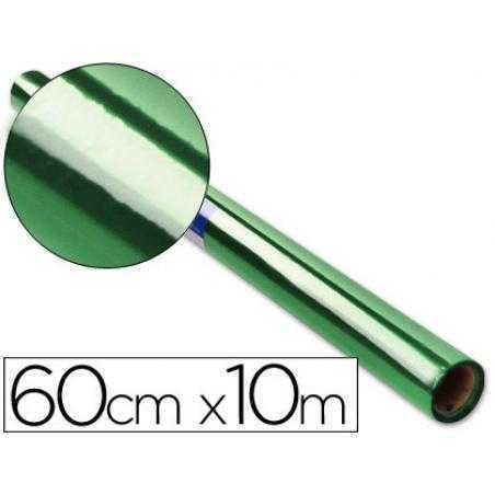 Papel celofán liderpapel rollo verde -0,60 x 10 mt
