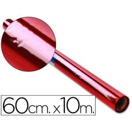 Papel celofán liderpapel rollo rojo -0,60 x 10 mt