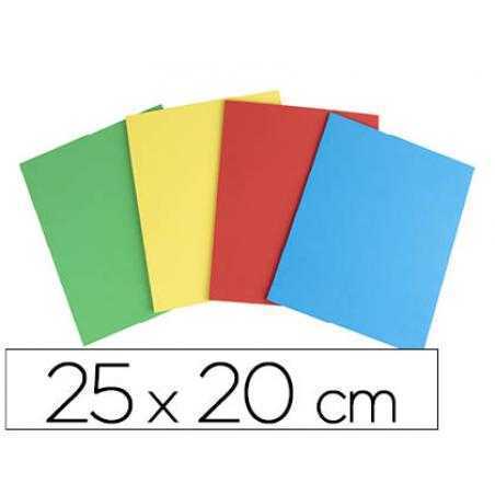 Caucho color plancha 25x20cm -bolsa de cuatro