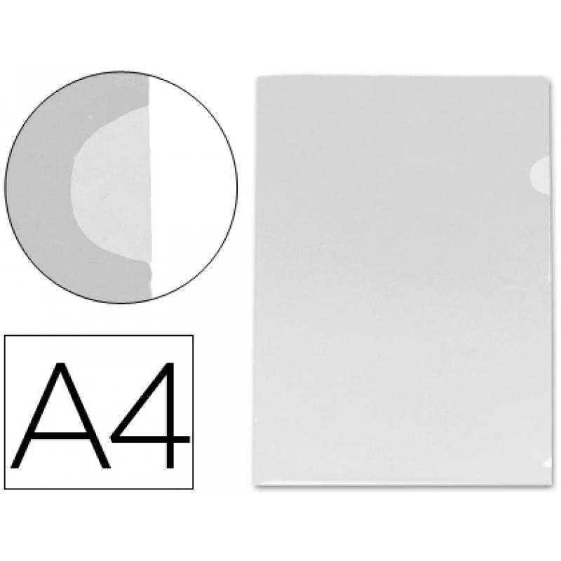 Carpeta liderpapel dossier uñero 44004 polipropileno din a4 incolora 20 hojas