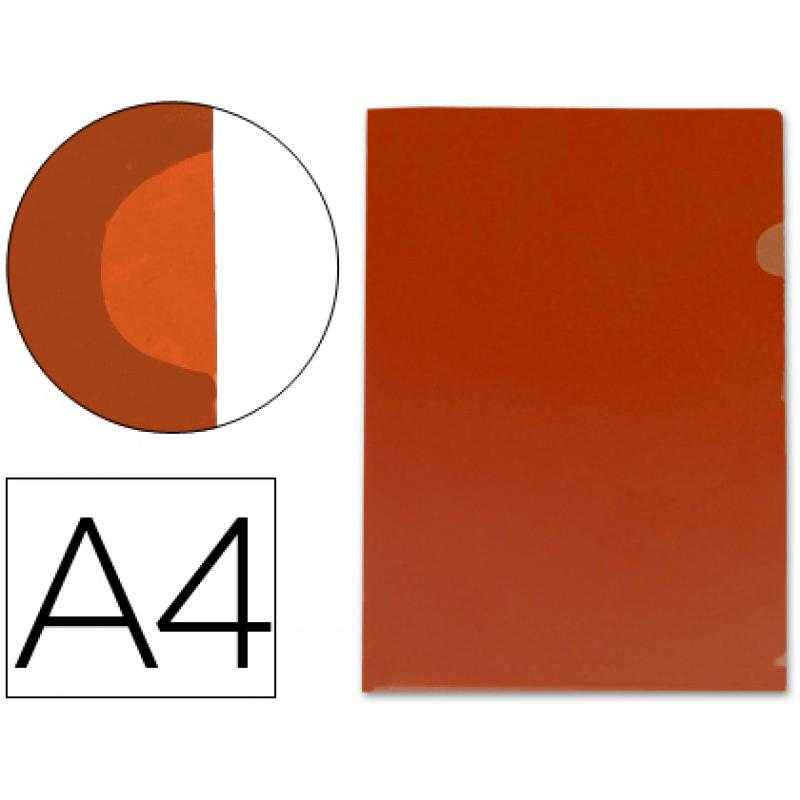 Carpeta liderpapel dossier uñero 44000 polipropileno din a4 roja 20 hojas