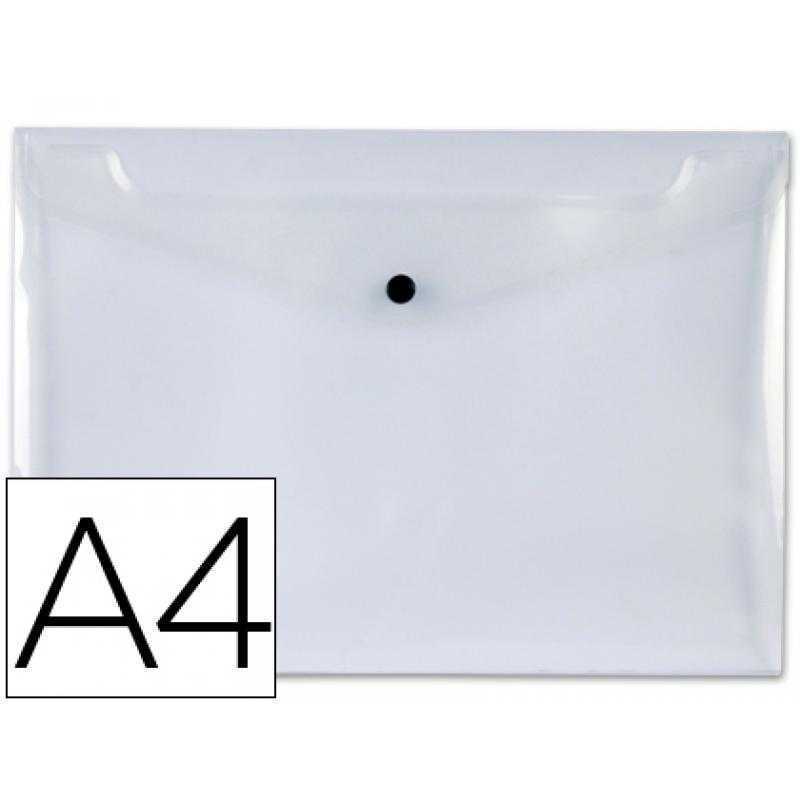 Carpeta liderpapel dossier broche 34044 polipropileno din a4 incolora 50 hojas