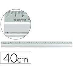 Regla q-connect metalica aluminio 40 cm