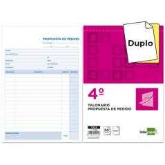 Talonario liderpapel pedidos cuarto original y copia t222