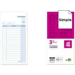 Talonario liderpapel camarero 3/fº original t114